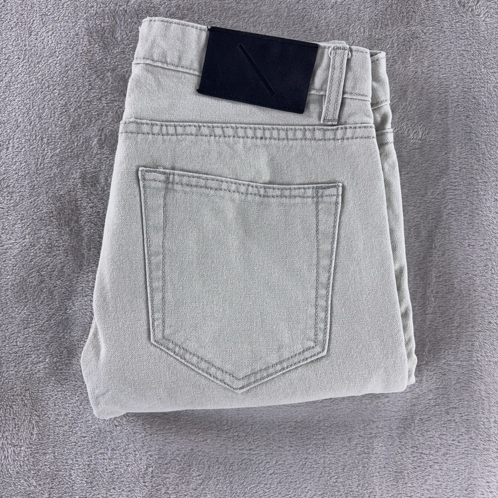Saturdays Surf NYC Straight Leg Jeans Mens Size 30x28 Gray Cotton‎ Button Fly